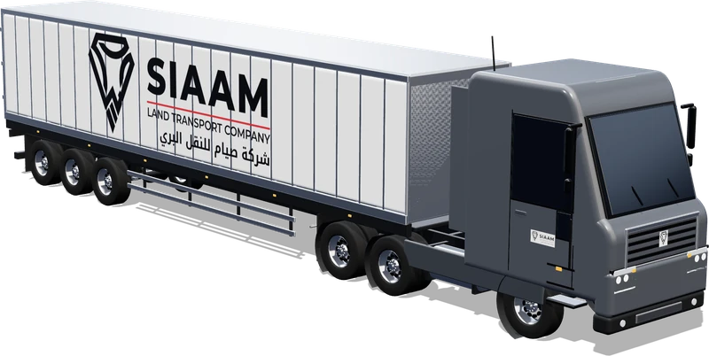 Closed box trailer (dry van)