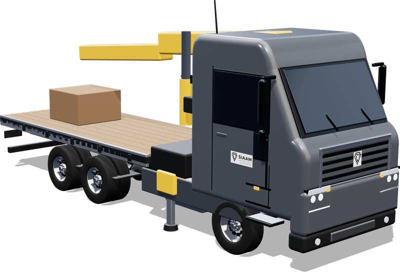 Crane truck (boom truck)