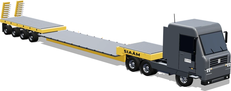 Lowbed 4-axle (heavy haul)
